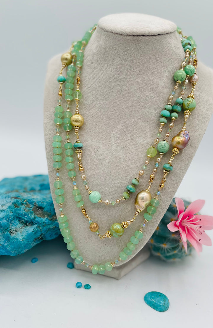 Chalcedony Treasure Necklace
