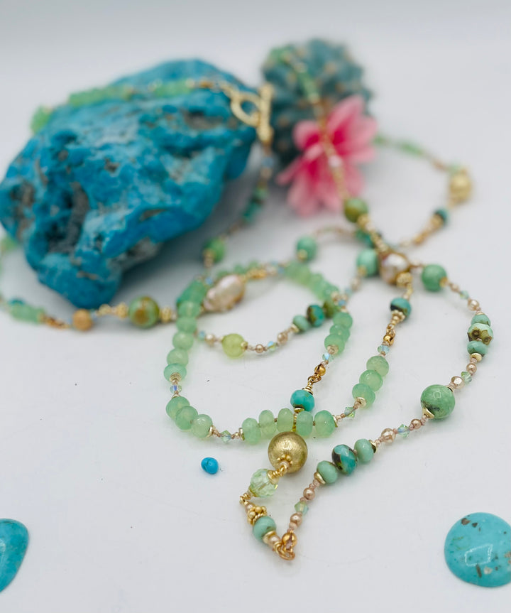 Chalcedony Treasure Necklace
