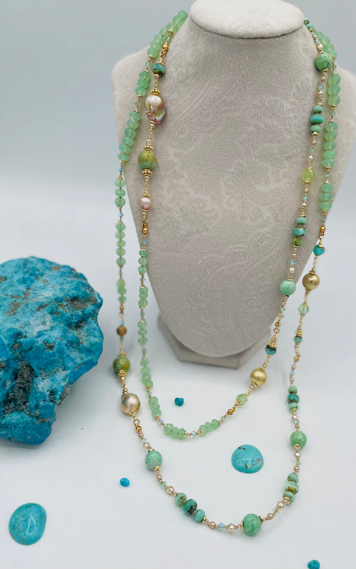 Chalcedony Treasure Necklace