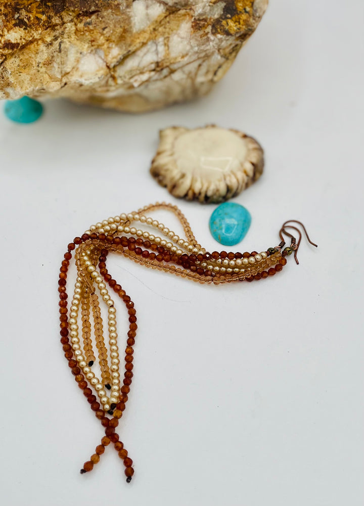 Golden Tassel Earrings
