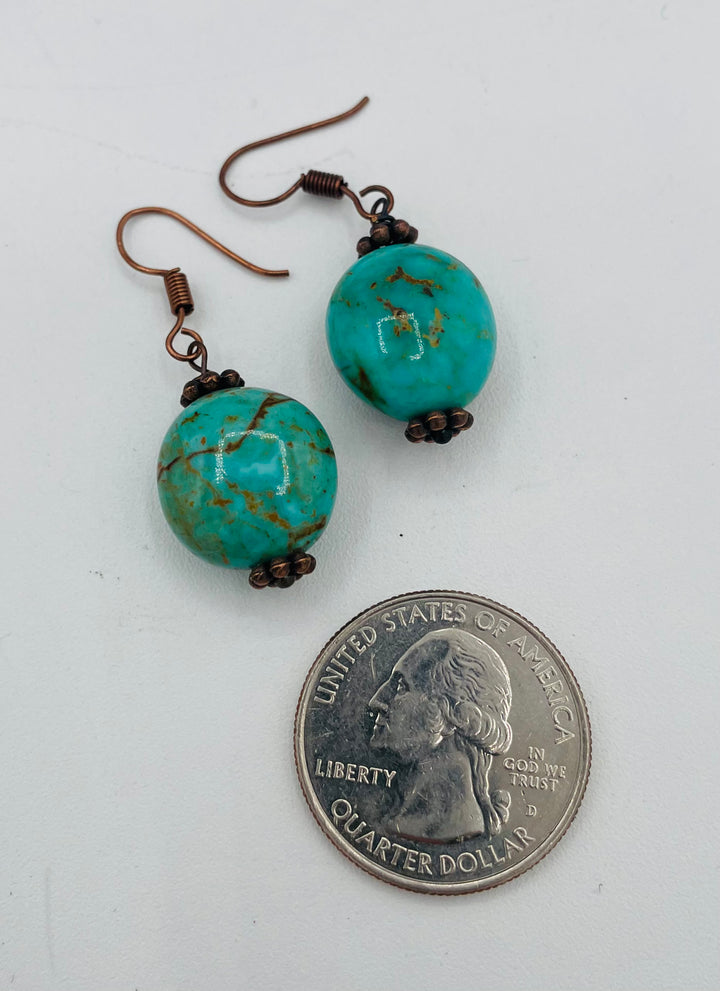 Turquoise & Antler Charm Necklace
