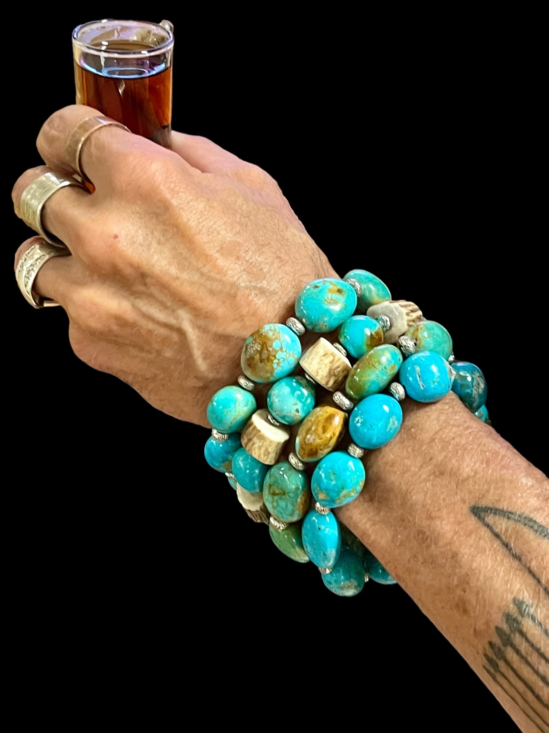 Kingman deals Turquoise Bracelet (3481)