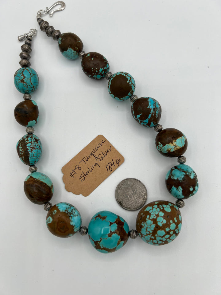 Giant Number 8 Turquoise Nuggets 184 grams *SOLD*